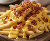 Chips, Bacon & Cheese Sauce